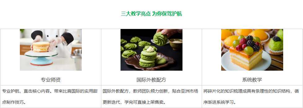 三大教学亮点 为你保驾护航