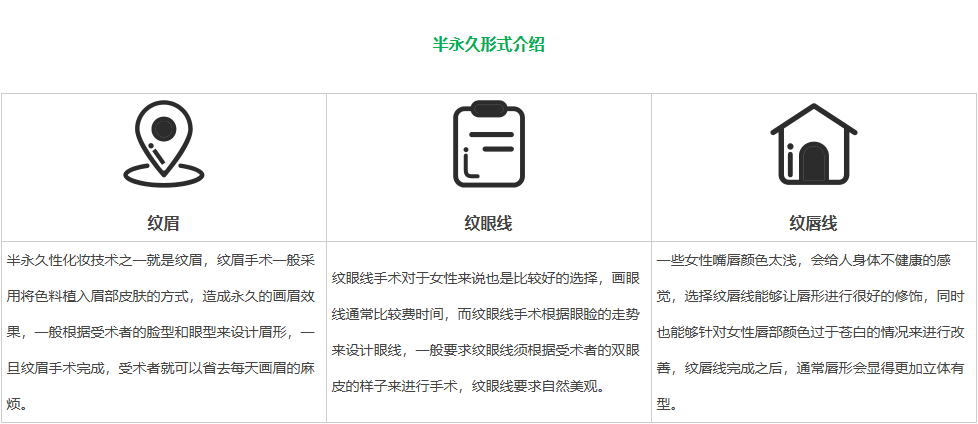 半永久形式介绍 半永久形式介绍